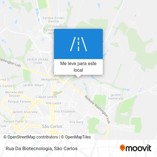 Rua Da Biotecnologia mapa