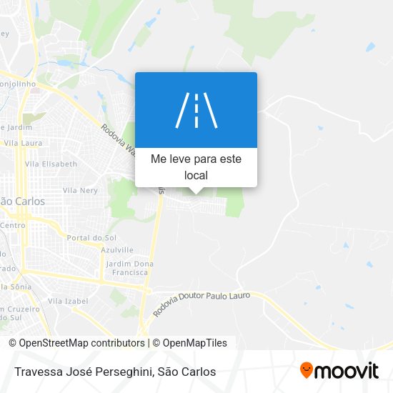 Travessa José Perseghini mapa
