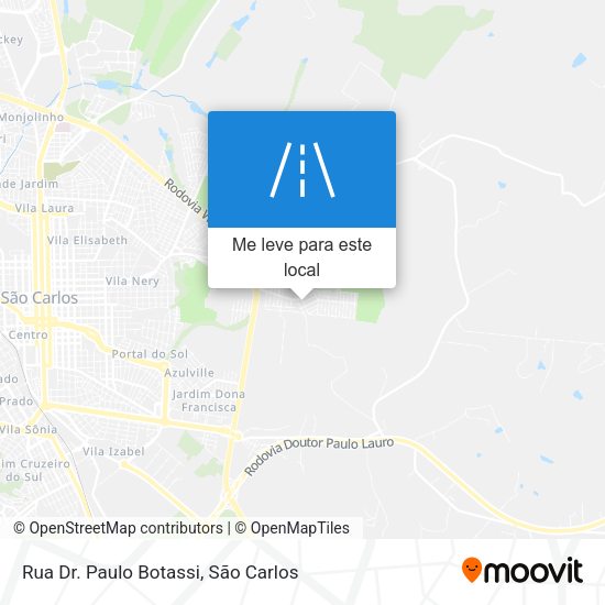 Rua Dr. Paulo Botassi mapa