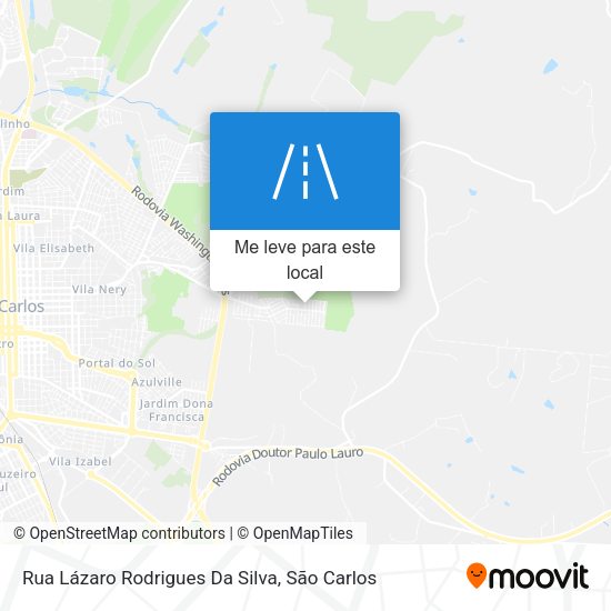 Rua Lázaro Rodrigues Da Silva mapa