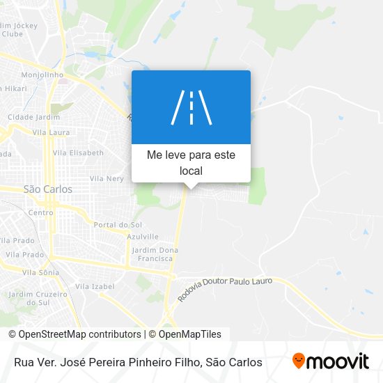 Rua Ver. José Pereira Pinheiro Filho mapa