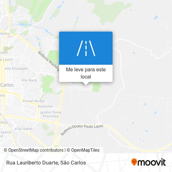 Rua Lauriberto Duarte mapa
