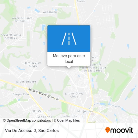 Via De Acesso G mapa
