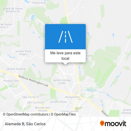 Alameda B mapa