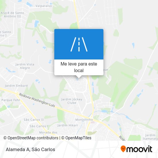 Alameda A mapa