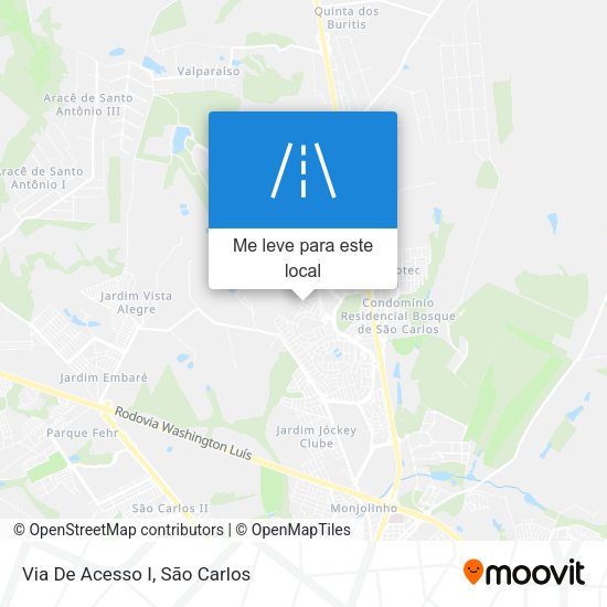 Via De Acesso I mapa