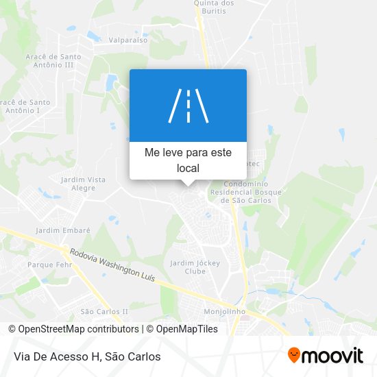 Via De Acesso H mapa