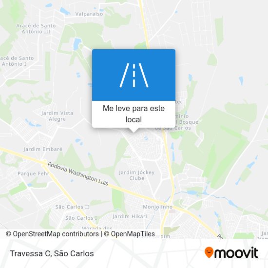 Travessa C mapa