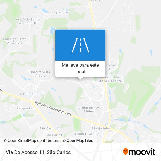 Via De Acesso 11 mapa