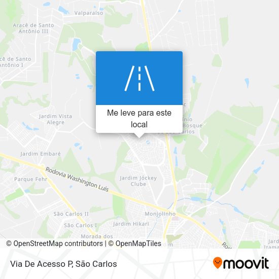 Via De Acesso P mapa