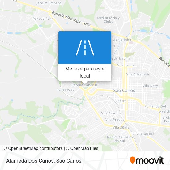Alameda Dos Curios mapa
