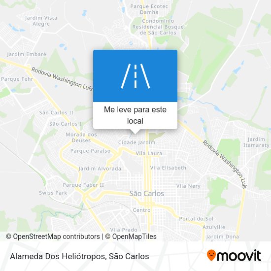 Alameda Dos Heliótropos mapa
