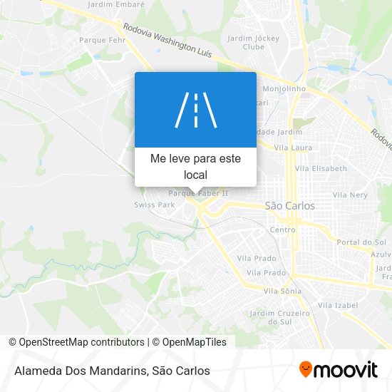 Alameda Dos Mandarins mapa