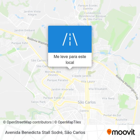 Avenida Benedicta Stall Sodré mapa