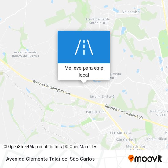Avenida Clemente Talarico mapa