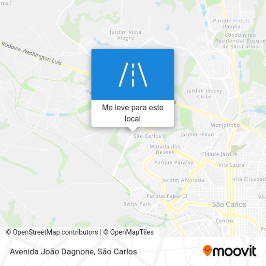 Avenida João Dagnone mapa