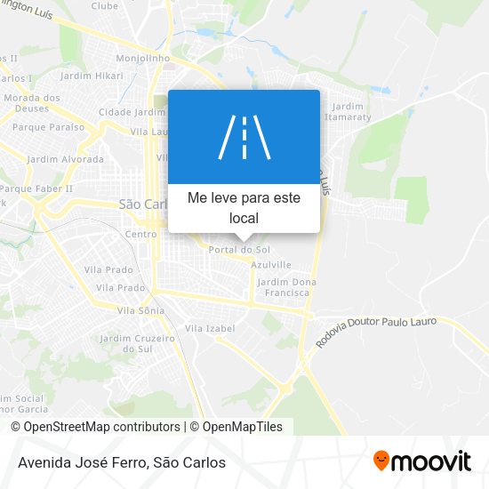 Avenida José Ferro mapa