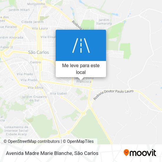 Avenida Madre Marie Blanche mapa