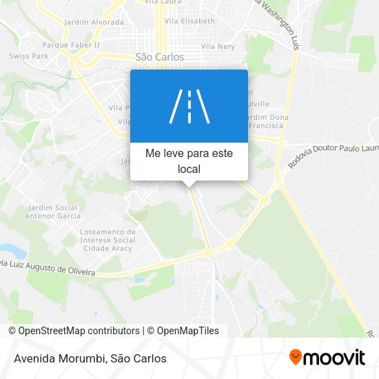 Avenida Morumbi mapa