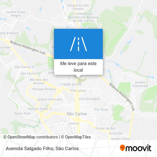 Avenida Salgado Filho mapa