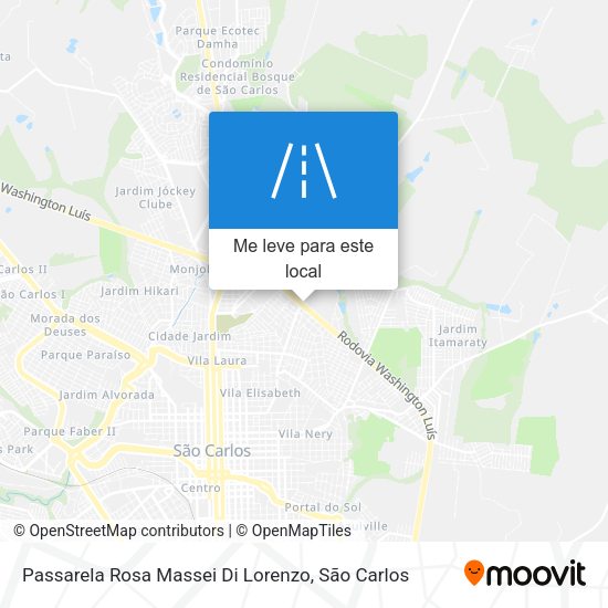 Passarela Rosa Massei Di Lorenzo mapa