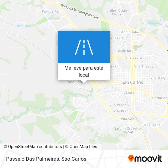 Passeio Das Palmeiras mapa