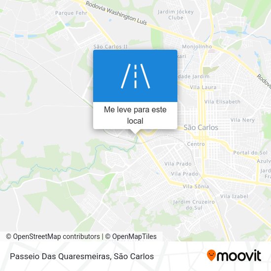 Passeio Das Quaresmeiras mapa