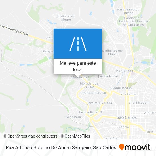 Rua Affonso Botelho De Abreu Sampaio mapa