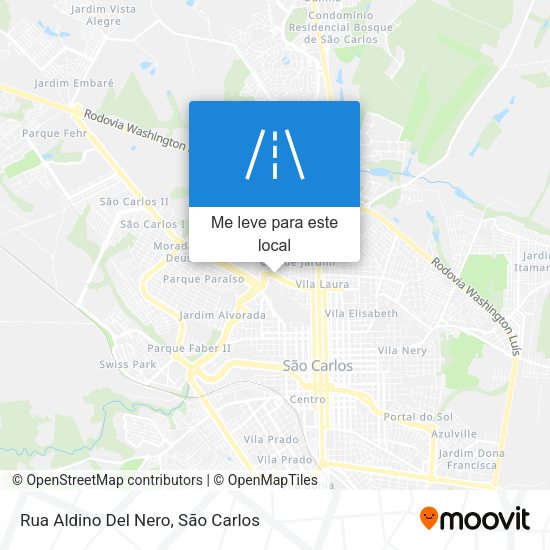 Rua Aldino Del Nero mapa