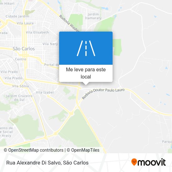 Rua Alexandre Di Salvo mapa