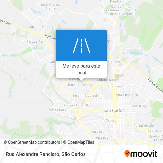 Rua Alexandre Ranciaro mapa