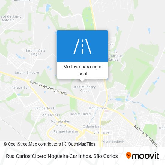 Rua Carlos Cicero Nogueira-Carlinhos mapa
