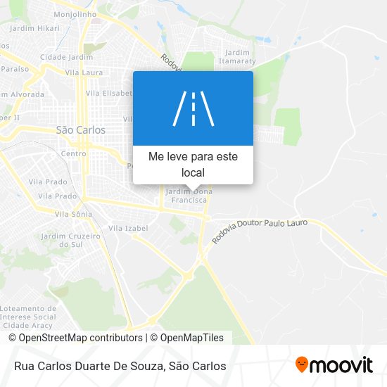 Rua Carlos Duarte De Souza mapa