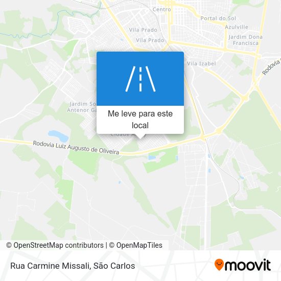 Rua Carmine Missali mapa