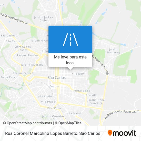 Rua Coronel Marcolino Lopes Barreto mapa