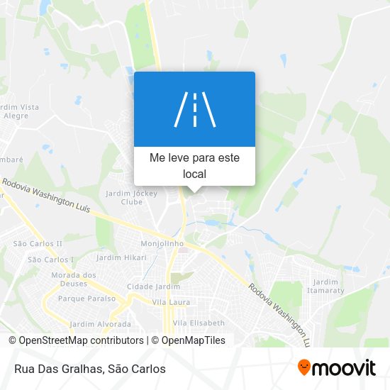 Rua Das Gralhas mapa
