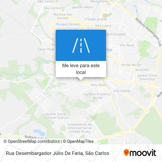 Rua Desembargador Júlio De Faria mapa
