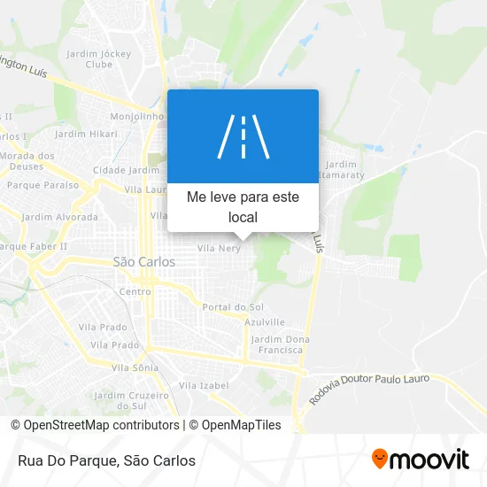 Rua Do Parque mapa
