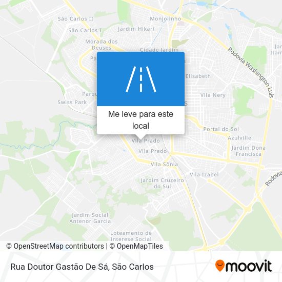 Rua Doutor Gastão De Sá mapa