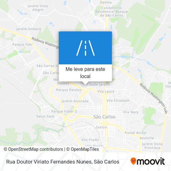 Rua Doutor Viriato Fernandes Nunes mapa