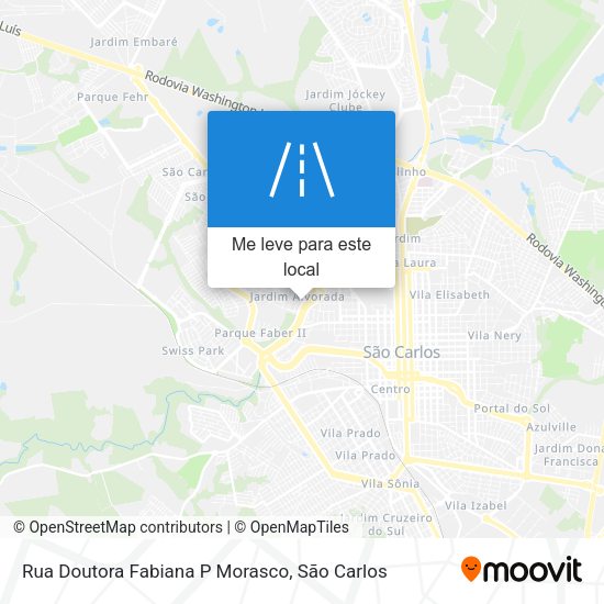 Rua Doutora Fabiana P Morasco mapa