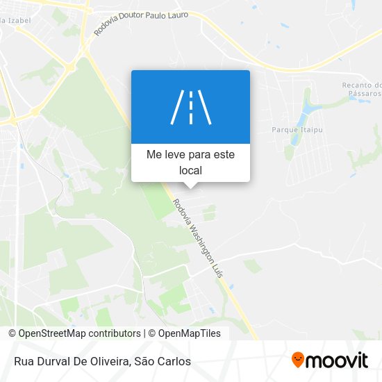 Rua Durval De Oliveira mapa