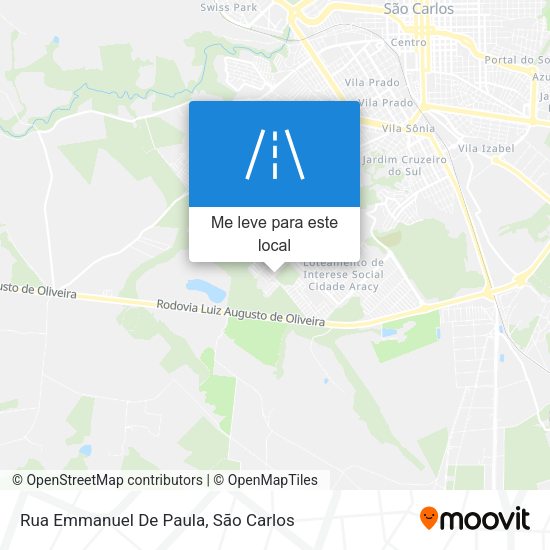 Rua Emmanuel De Paula mapa