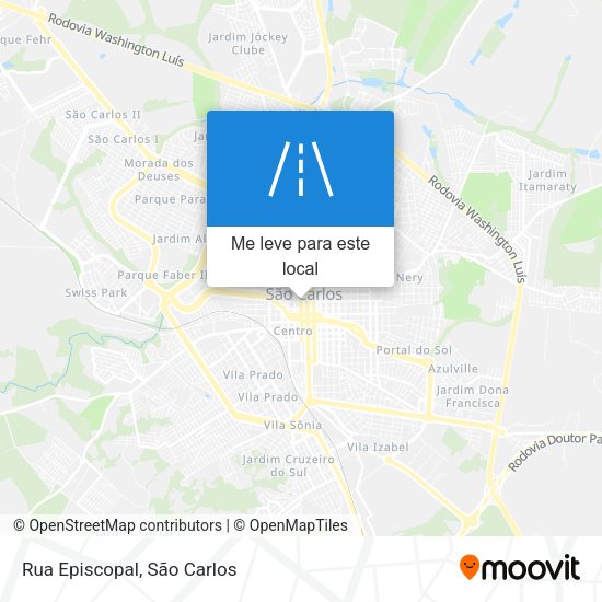 Rua Episcopal mapa