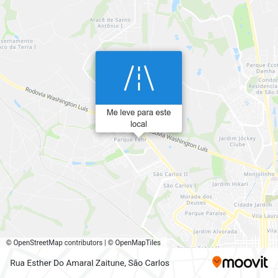 Rua Esther Do Amaral Zaitune mapa