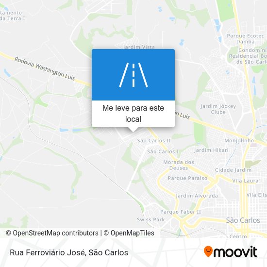 Rua Ferroviário José mapa