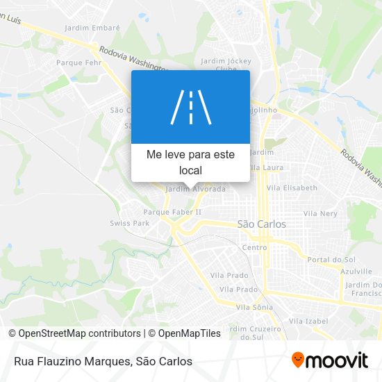 Rua Flauzino Marques mapa