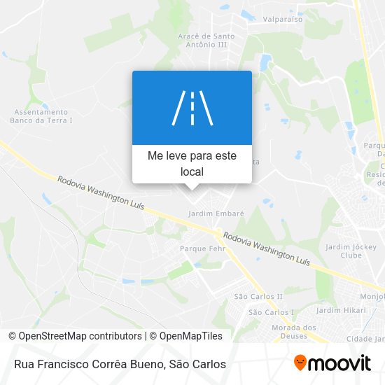 Rua Francisco Corrêa Bueno mapa