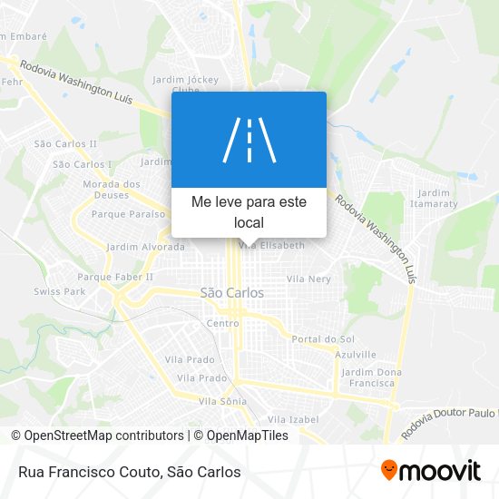 Rua Francisco Couto mapa