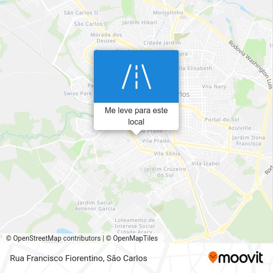 Rua Francisco Fiorentino mapa
